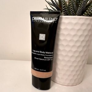 Dermablend leg + body makeup in medium natural.
